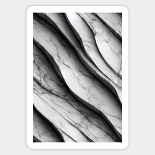 Luxurious White Marble Stone Pattern #8 Sticker